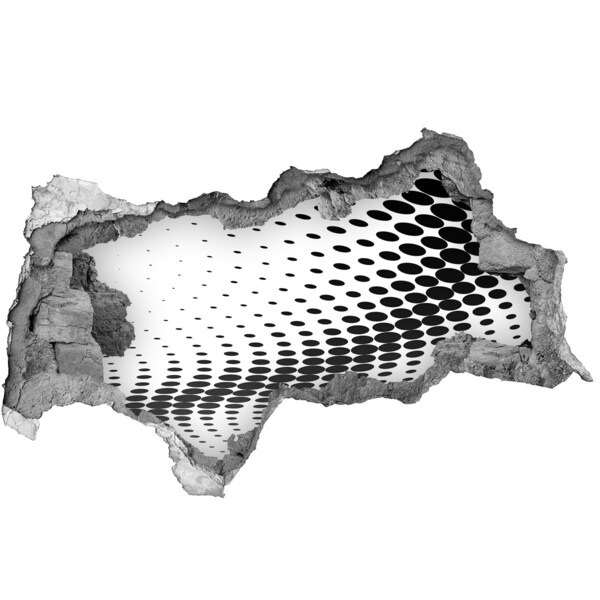 Autocolant de perete gaură 3D Spațiul virtual în gaură