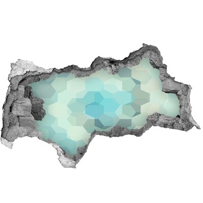 Fototapet un zid spart cu priveliște Reflexii ale apei în beton