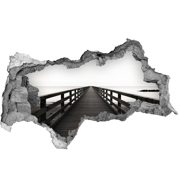 Fototapet 3D gaură în perete Dig lângă mare