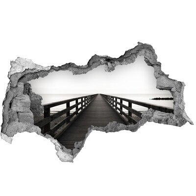 Fototapet 3D gaură în perete Dig lângă mare