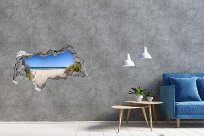 Autocolant autoadeziv gaură Plajă lângă mare