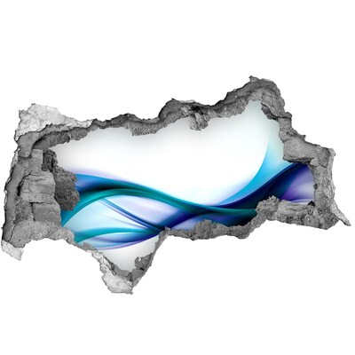 Autocolant autoadeziv gaură Un val într-o gaură de beton