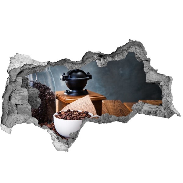 Autocolant 3D gaura cu priveliște Cafea într-o cafenea de acasă