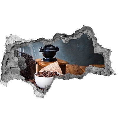 Autocolant 3D gaura cu priveliște Cafea într-o cafenea de acasă