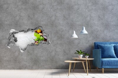 Autocolant autoadeziv gaură Inspirații de bucătărie din spatele peretelui