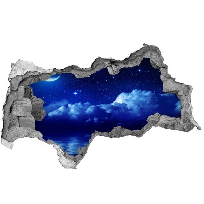 Autocolant autoadeziv gaură Cerul nopții peste ocean