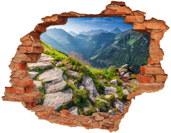 Autocolant 3D gaura cu priveliște Sunrise Tatry