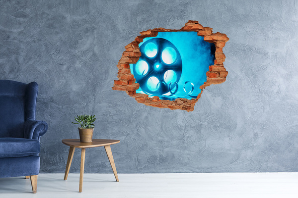 Autocolant gaură 3D Cinema în acțiune