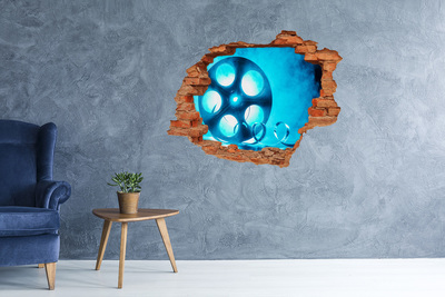 Autocolant gaură 3D Cinema în acțiune