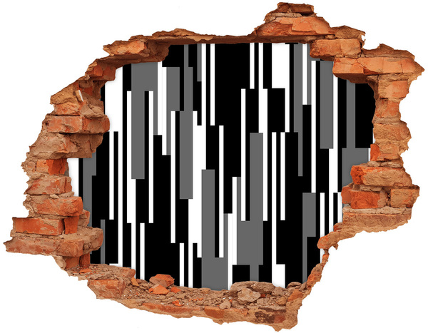 Autocolant un zid spart cu priveliște Artă modernă pe perete