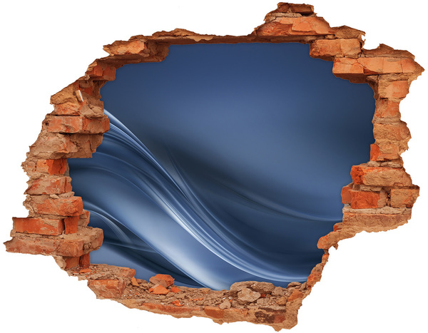 Autocolant de perete gaură 3D O gaură în perete cu vedere spre cer