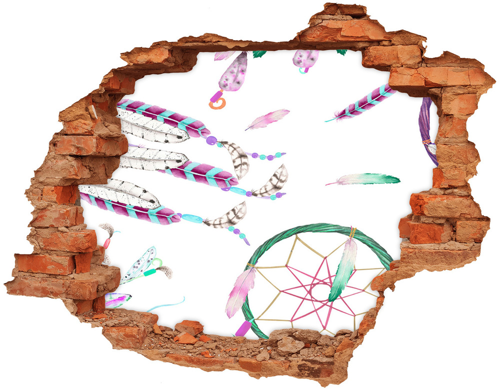 Autocolant 3D gaura cu priveliște captatoare de vis