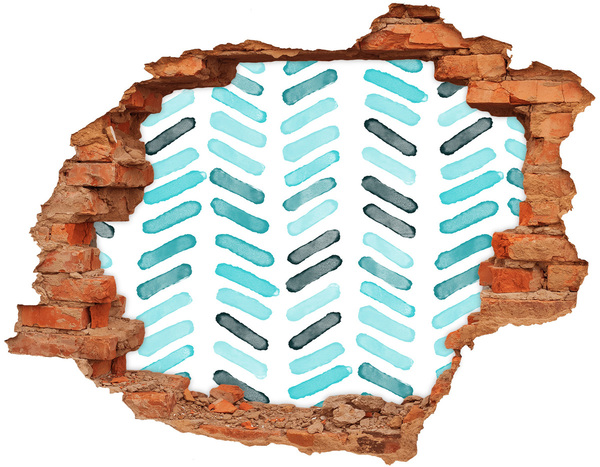 Autocolant un zid spart cu priveliște Interior în stil modern