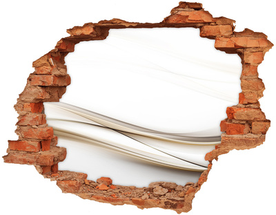 Autocolant un zid spart cu priveliște Iluzia spațiului deschis