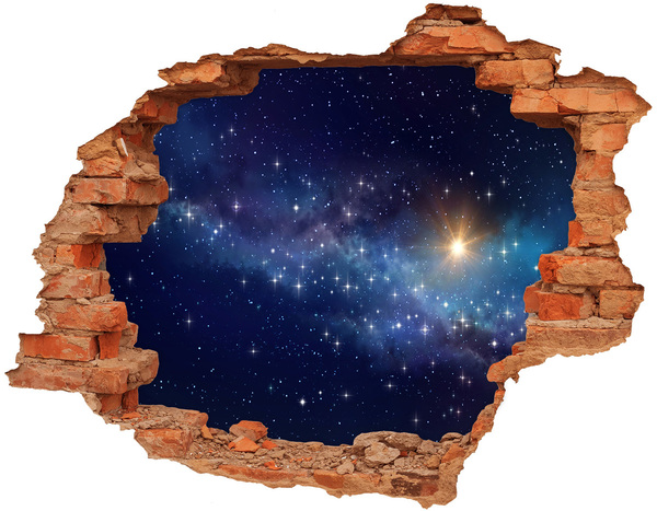 Autocolant autoadeziv gaură Galaxie