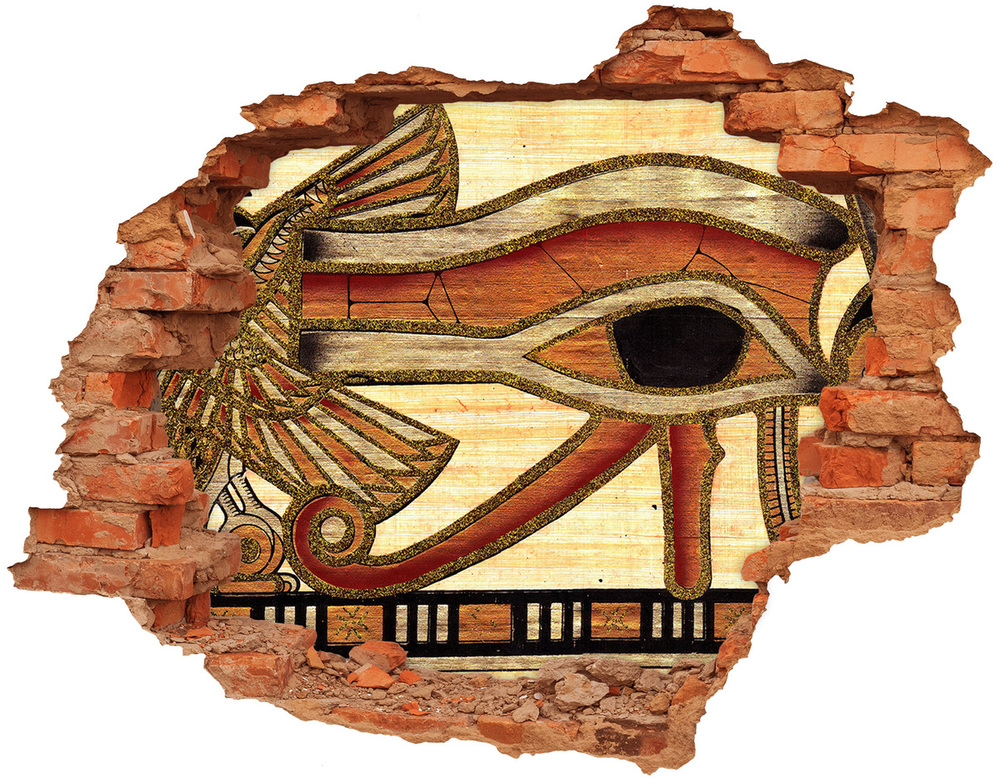 Autocolant gaură 3D ochi egiptean