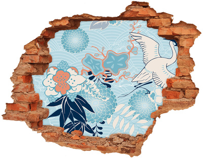 Autocolant 3D gaura cu priveliște Lumea subacvatică a coralilor