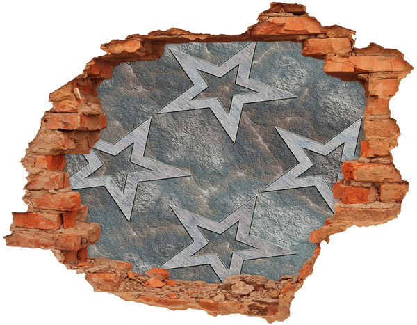 Autocolant autoadeziv gaură Zid spart cu stele