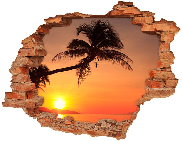 Autocolant autoadeziv gaură Sunset Beach