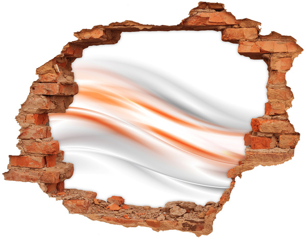 Autocolant un zid spart cu priveliște Peisaj futurist