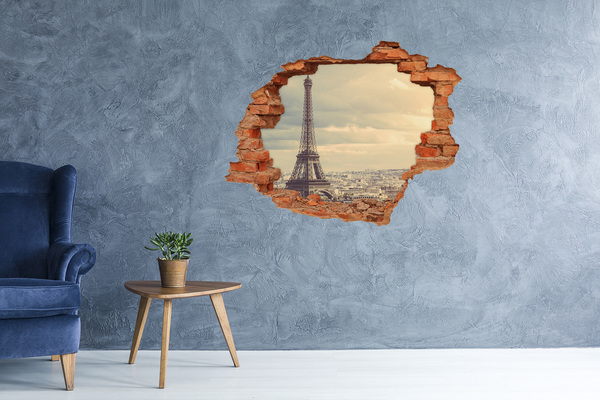 Autocolant autoadeziv gaură Turnul Eiffel din Paris