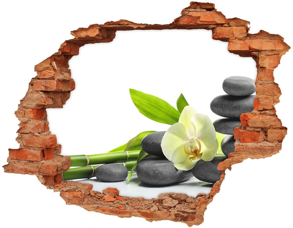 Autocolant 3D gaura cu priveliște Colț de spa relaxant