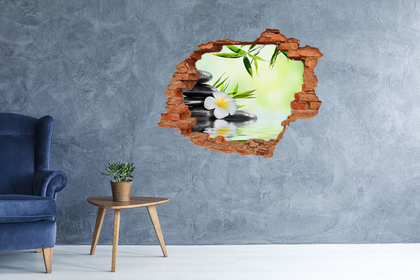 Fototapet un zid spart cu priveliște O oază de liniște în natură