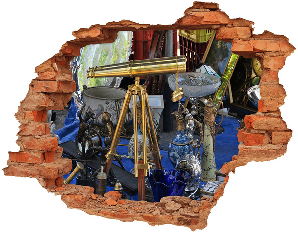 Autocolant gaură 3D Antichități într-un magazin misterios