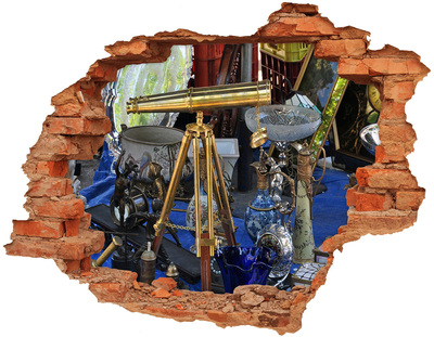 Autocolant gaură 3D Antichități într-un magazin misterios