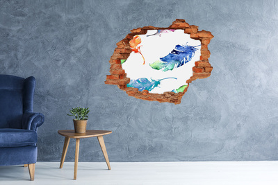 Autocolant de perete gaură 3D Ocean tropical