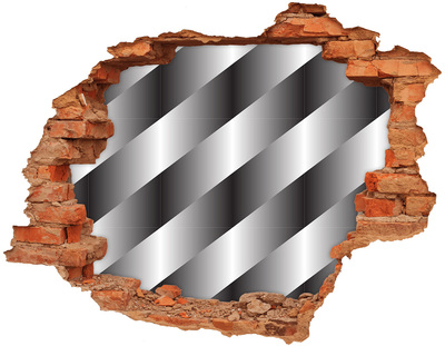 Autocolant un zid spart cu priveliște Iluzia Zidului Spărt