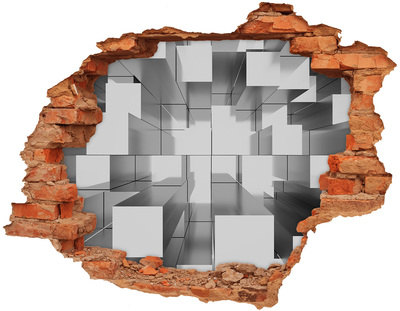 Autocolant gaură 3D Spațiu în beton