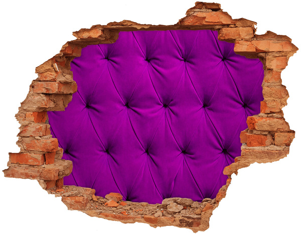 Autocolant 3D gaura cu priveliște perete de catifea