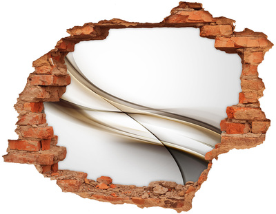 Fototapet 3D gaură în perete Spațiu abstract în spatele peretelui