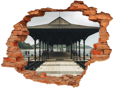 Autocolant gaură 3D Pier în Hong Kong