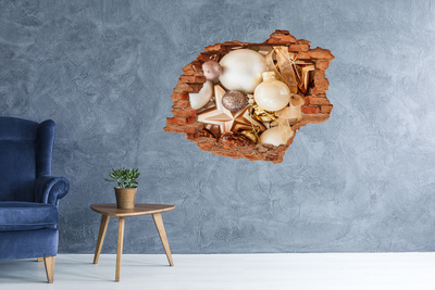 Autocolant gaură 3D Decorațiuni de Crăciun cu gaură în perete