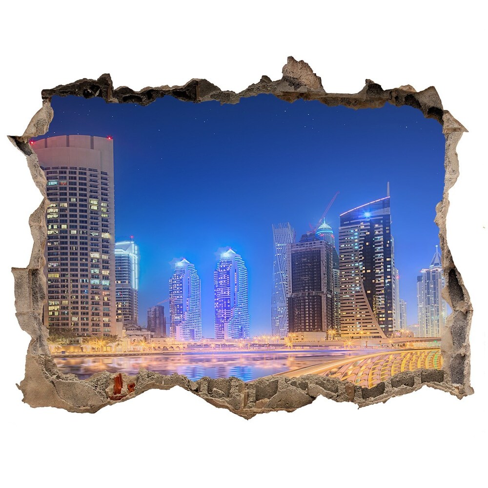 Autocolant gaură 3D Dubai