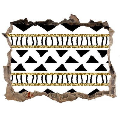 Autocolant gaură 3D Gaură stilizată în perete