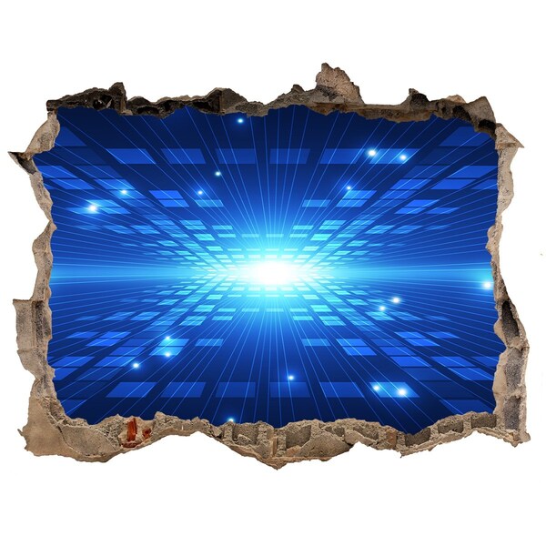 Autocolant autoadeziv gaură Spațiul digital din spatele peretelui