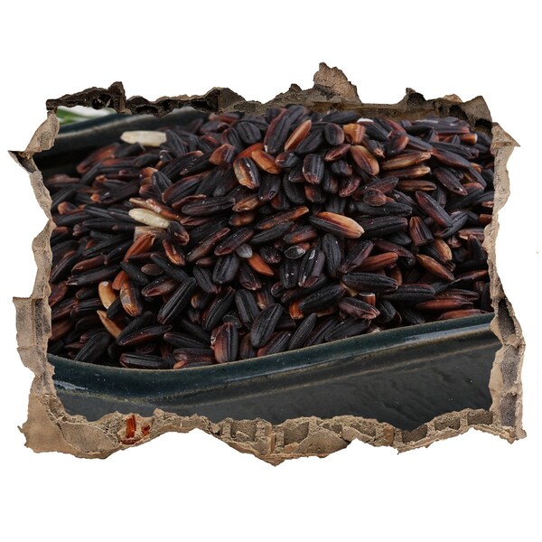 Autocolant un zid spart cu priveliște Sărbătoarea Orezului Negru