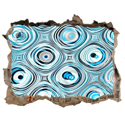 Autocolant 3D gaura cu priveliște Vârtejuri de apă în beton