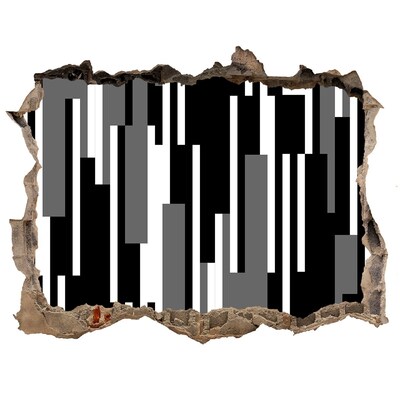 Autocolant un zid spart cu priveliște Artă modernă pe perete