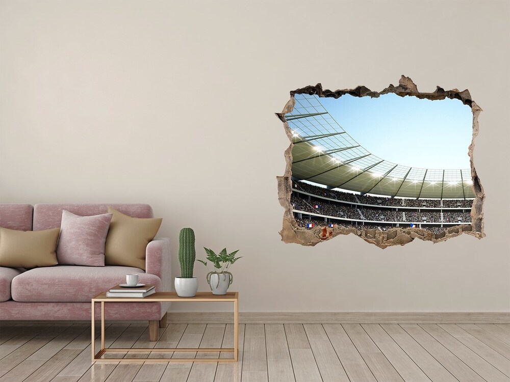 Autocolant 3D gaura cu priveliște Franța stadion