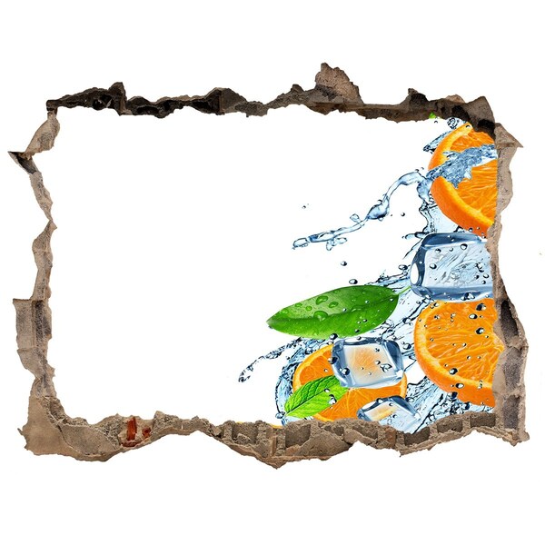 Autocolant un zid spart cu priveliște Cocktail răcoritor de citrice