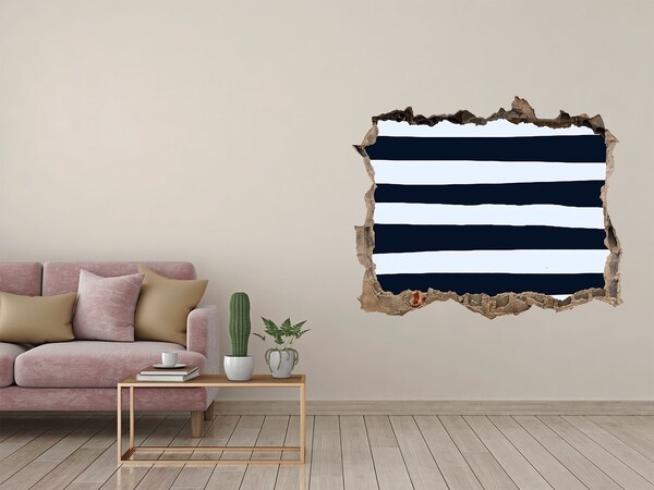 Fototapet un zid spart cu priveliște Fundal striped