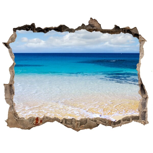 Fototapet 3D gaură în perete Mare calmă