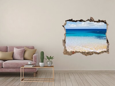 Fototapet 3D gaură în perete Mare calmă
