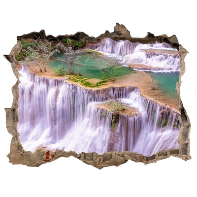 Autocolant de perete gaură 3D Thailanda cascadă