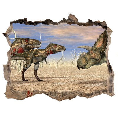 Autocolant autoadeziv gaură Dinozauri