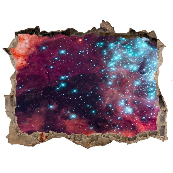Autocolant de perete gaură 3D Nor magellanic